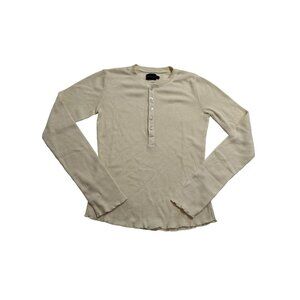 WSLY Rivington Henley Shirt in Cream